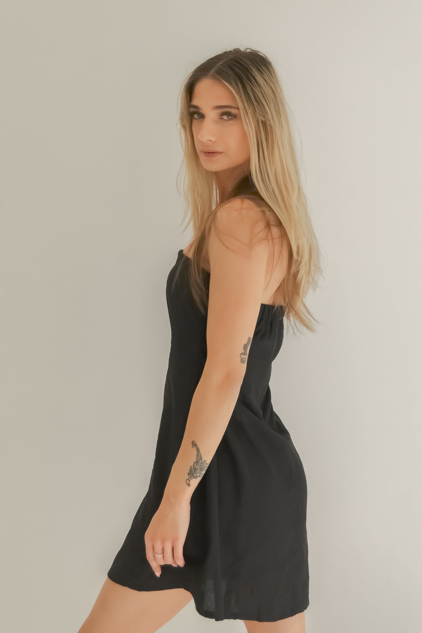 SAINT STRAPLESS DRESS