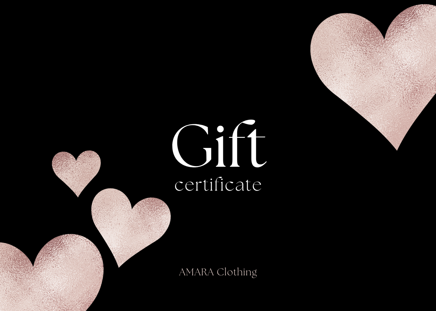 AMARA gift cards