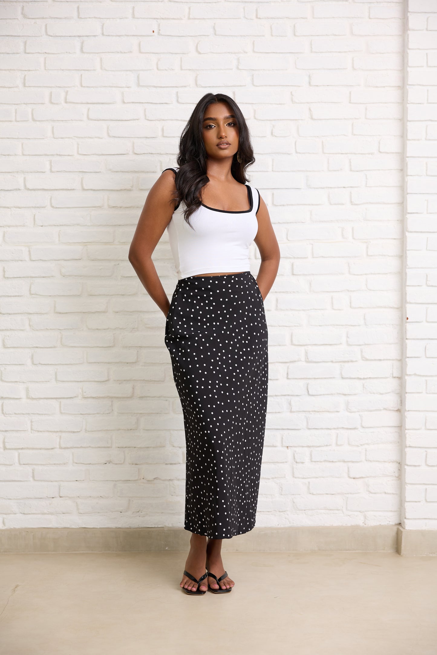 Dinah Polka Dot Skirt