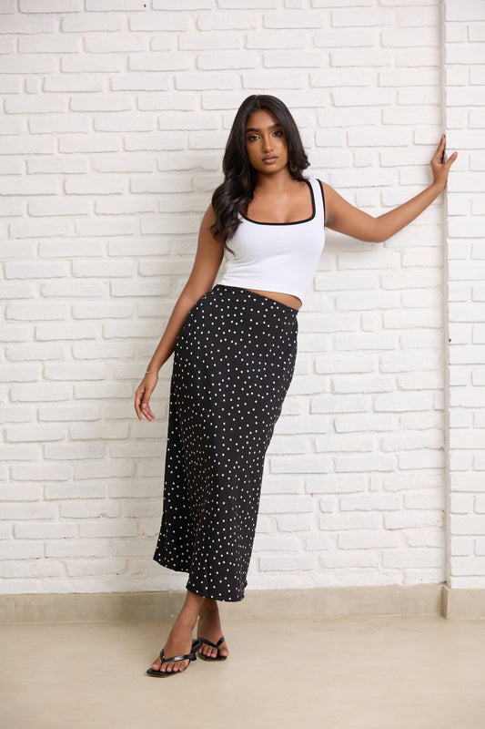 Dinah Polka Dot Skirt