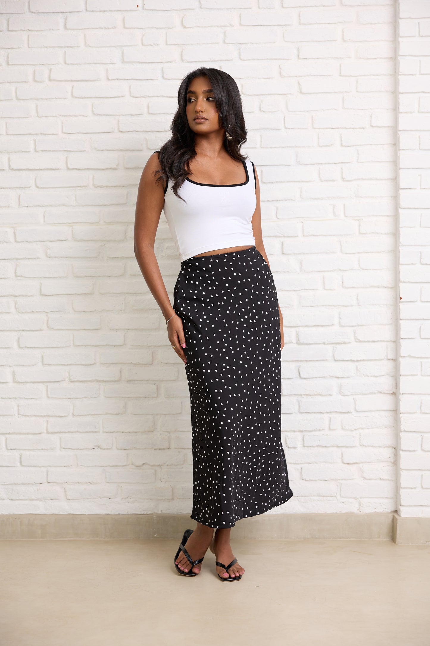 Dinah Polka Dot Skirt