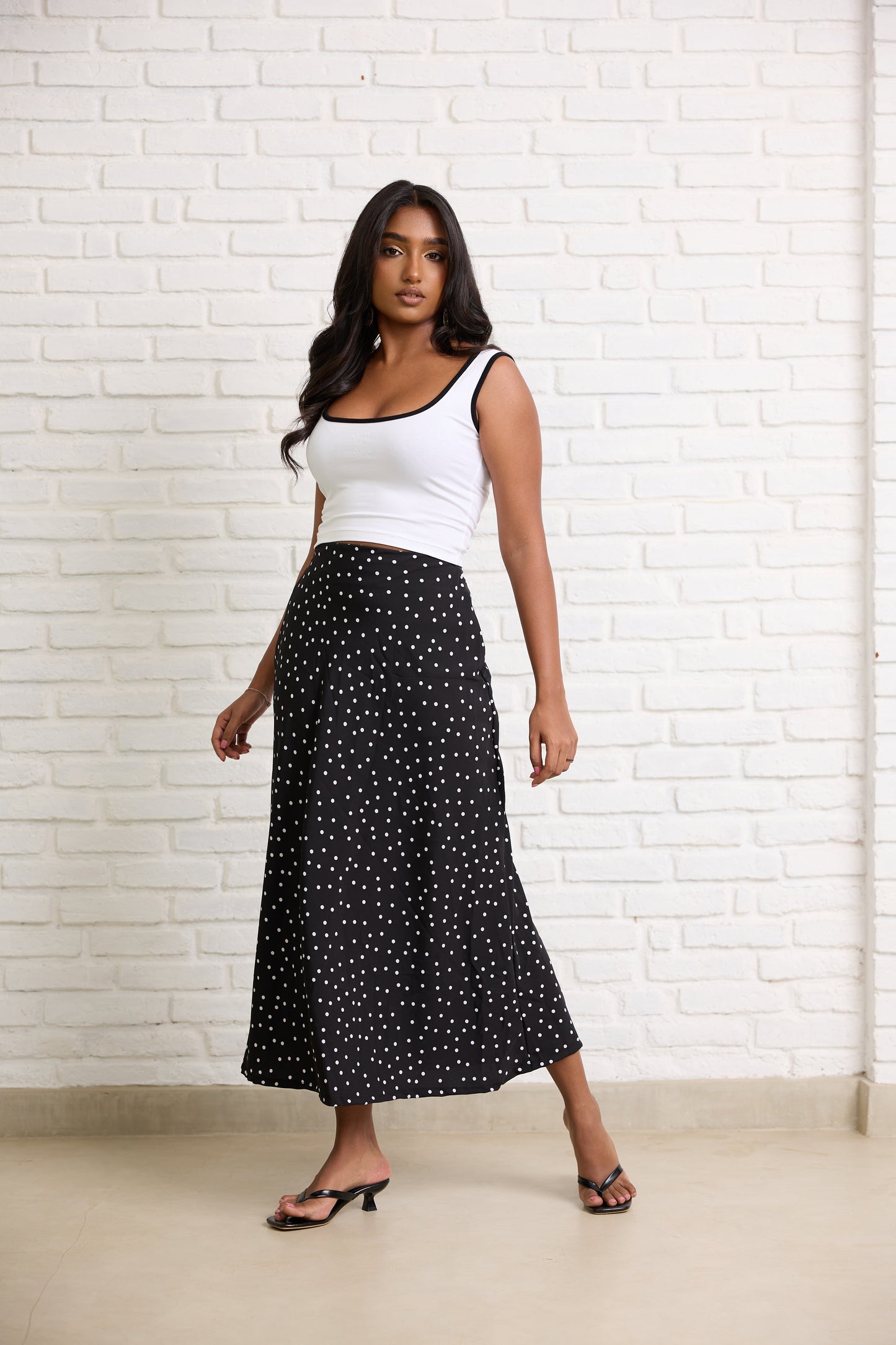 Dinah Polka Dot Skirt